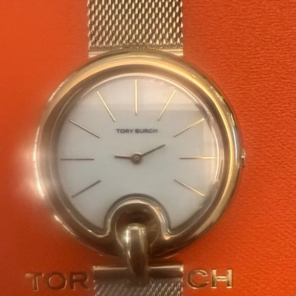 Tory Burch Gold Mesh Timepiece - Picture 2 of 5
